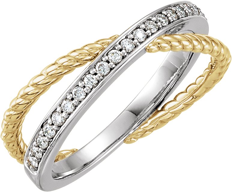 Criss-Cross Rope Ring
