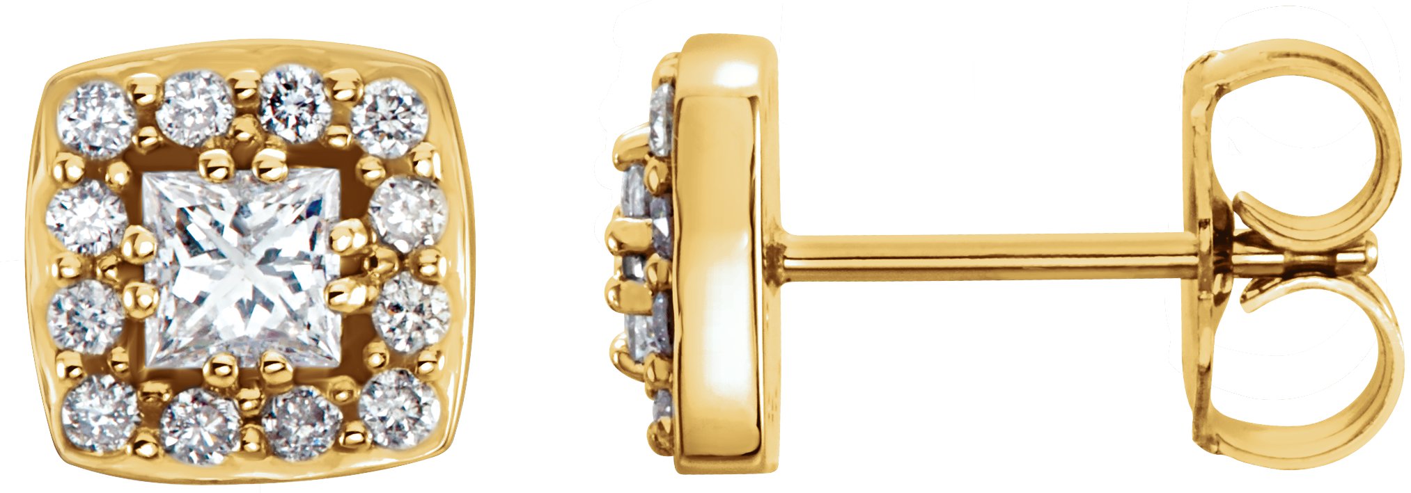Halo-Style Earrings