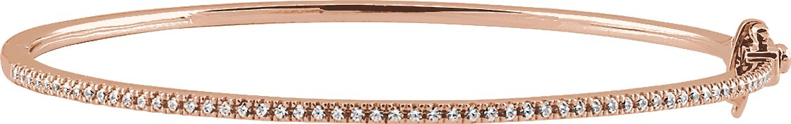 Pavé-Style Bangle Bracelet