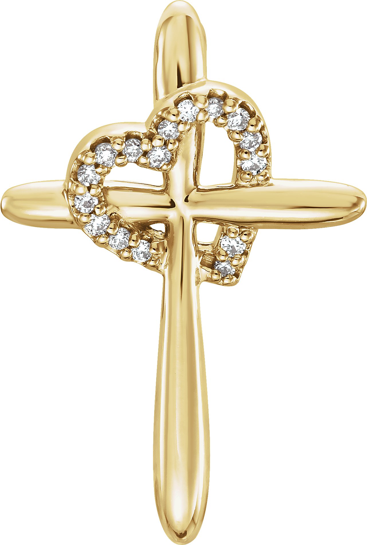 Heart & Cross Pendant