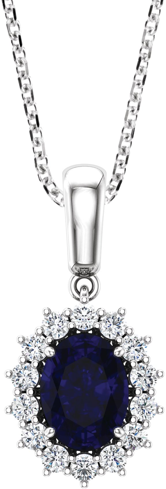 Halo-Style Necklace or Pendant