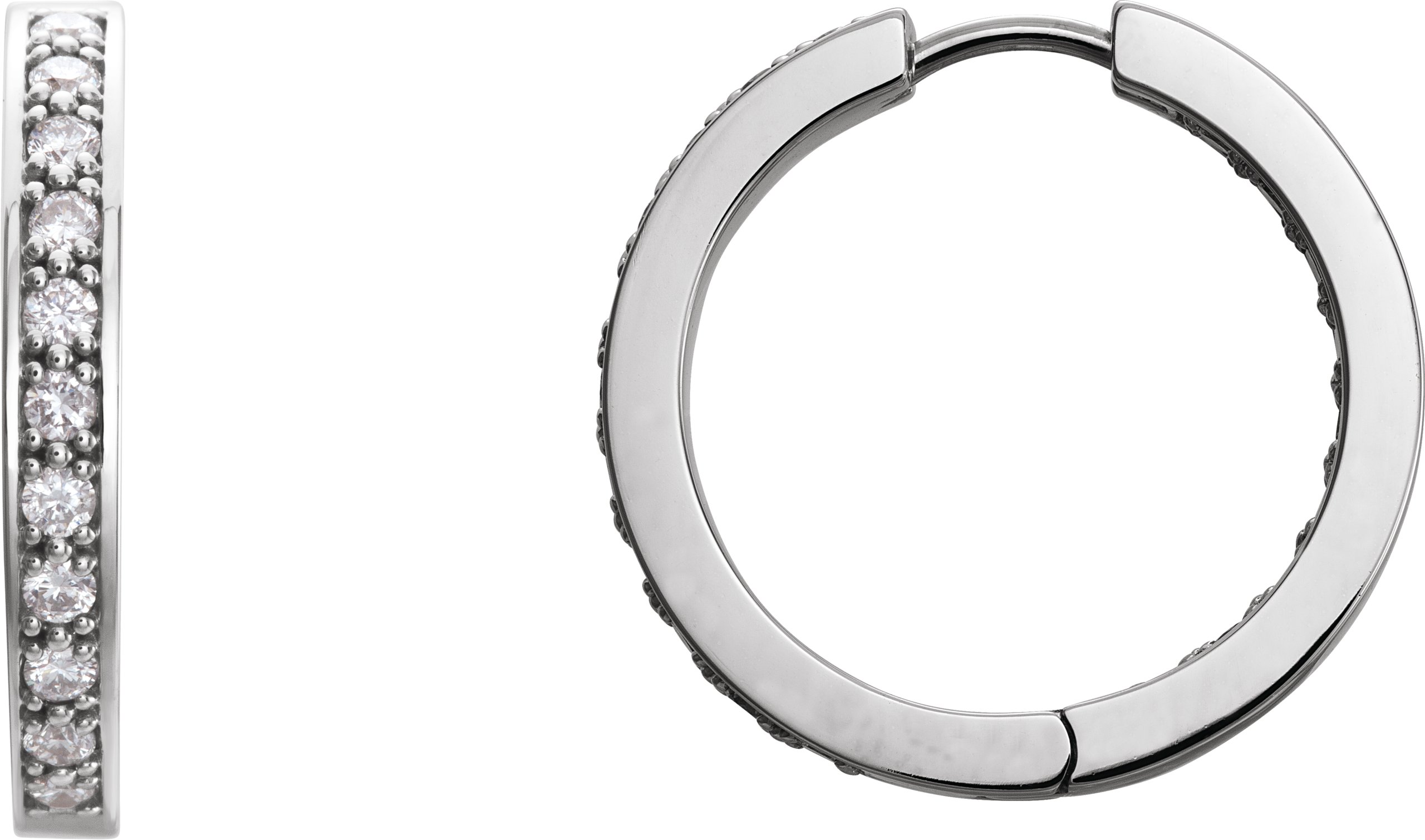 Inside-Outside Hoop Earrings