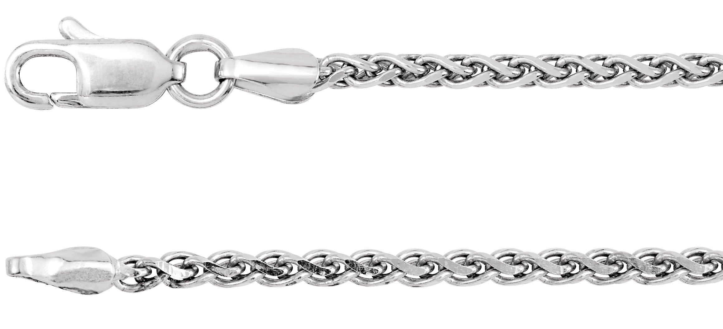 1.05 mm Diamond-Cut Wheat Chain