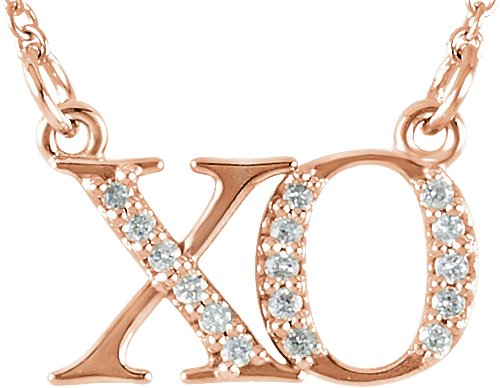 XO Phrase Necklace or Center