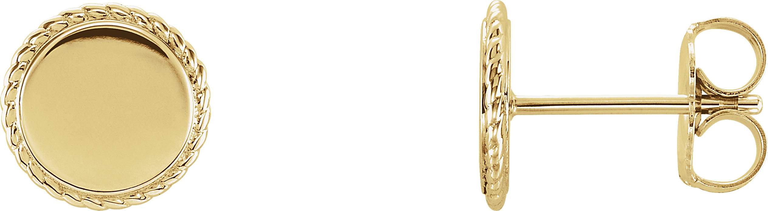 Engravable Rope Earrings