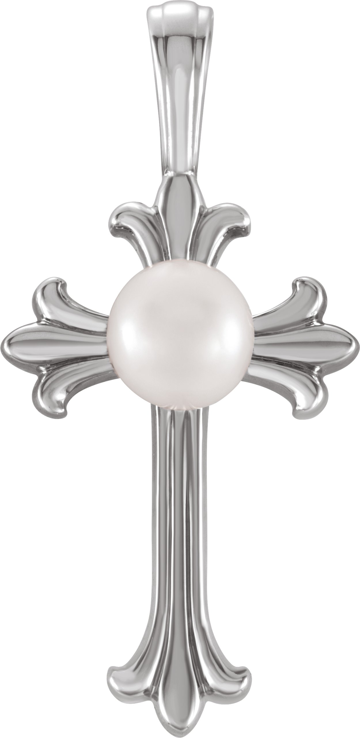 Pearl Cross Pendant