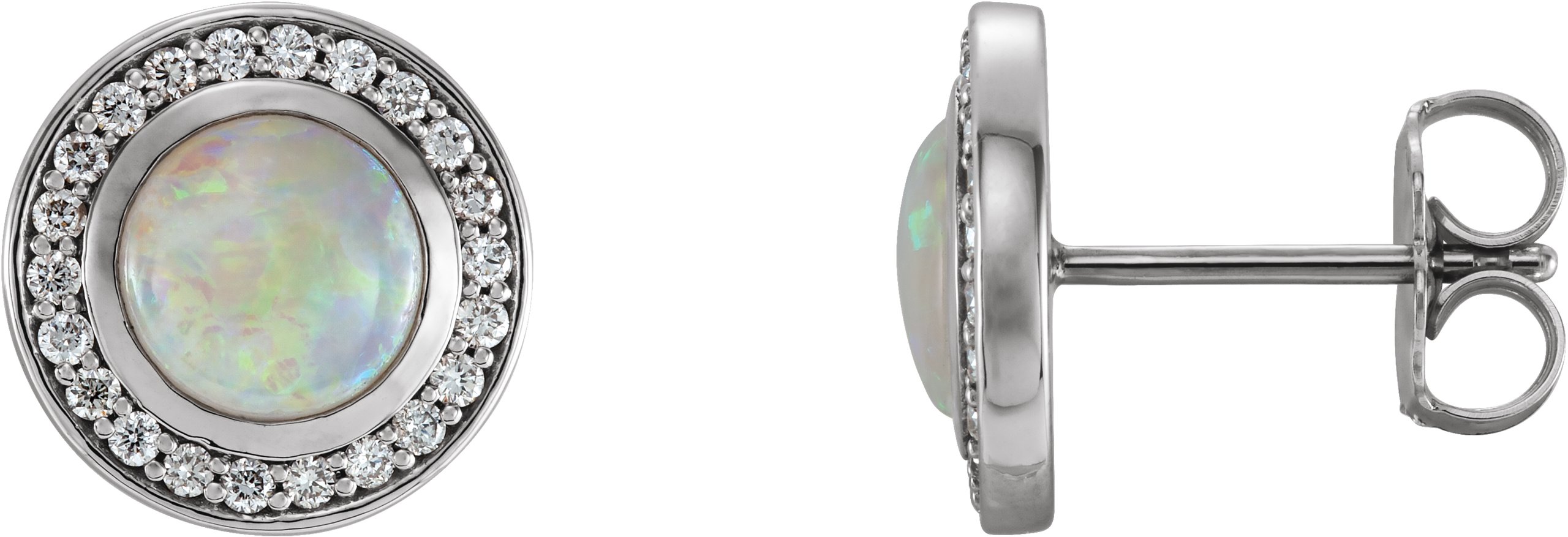 Halo-Style Earrings