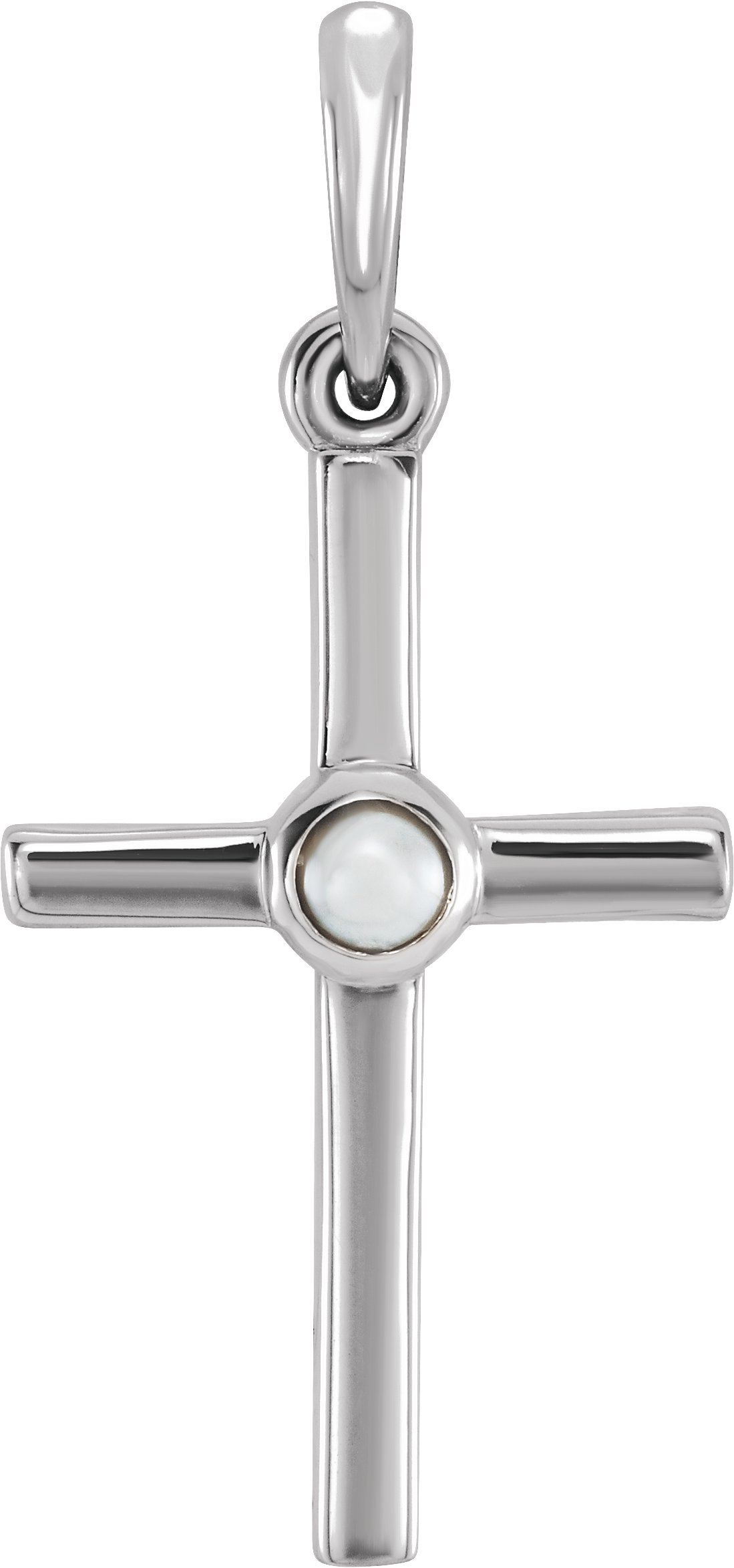 Pearl Cross Pendant