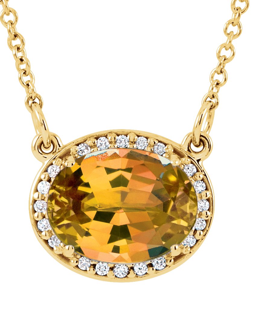 Halo-Style Necklace