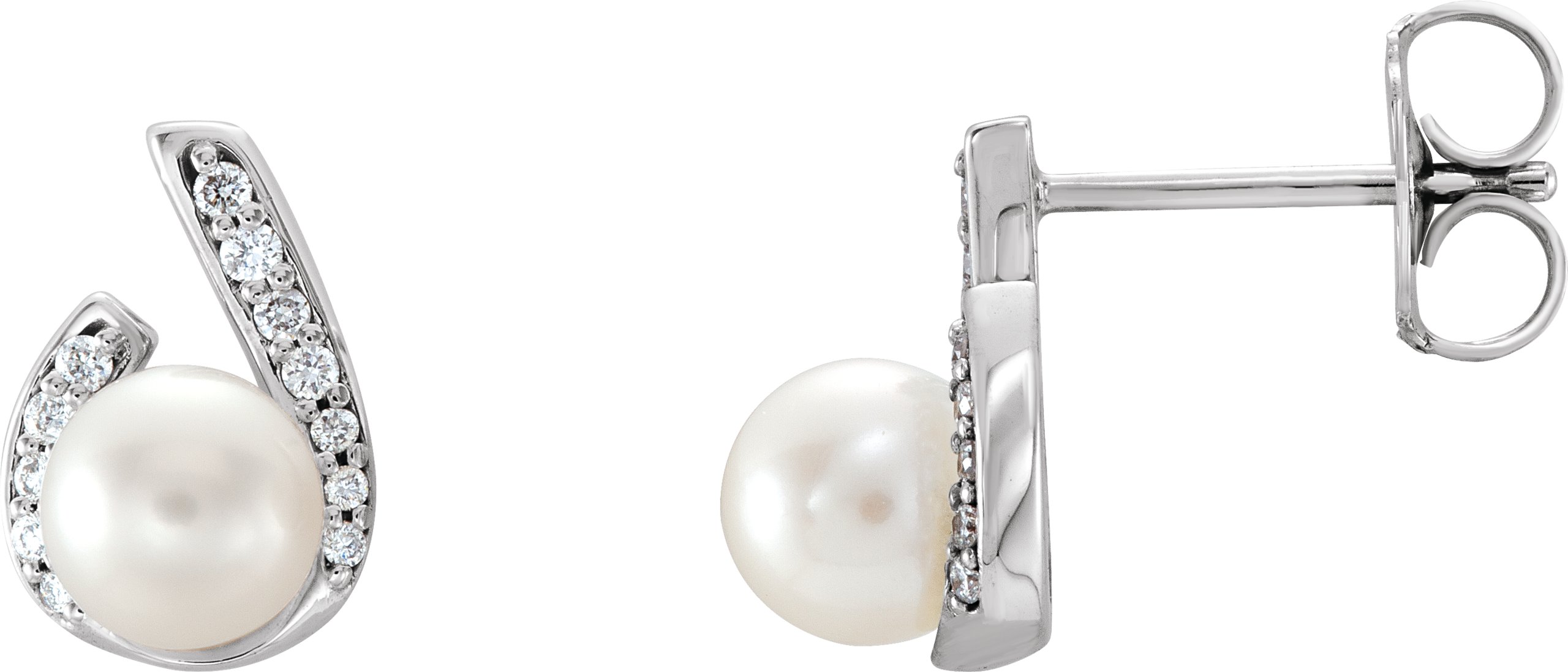 Accented Pearl Earrings