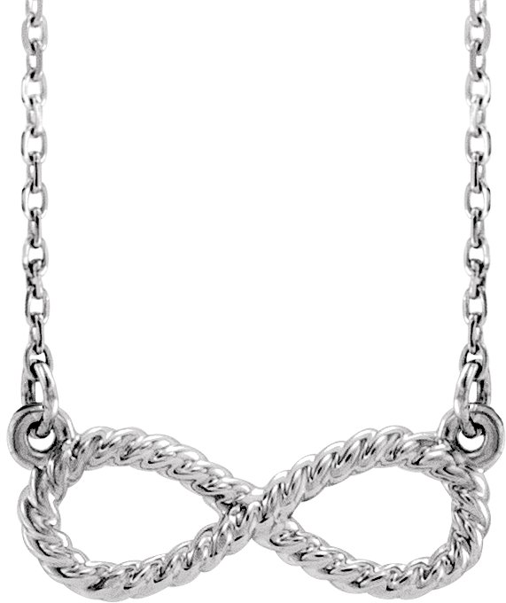 Rope Infinity-Inspired Necklace or Center