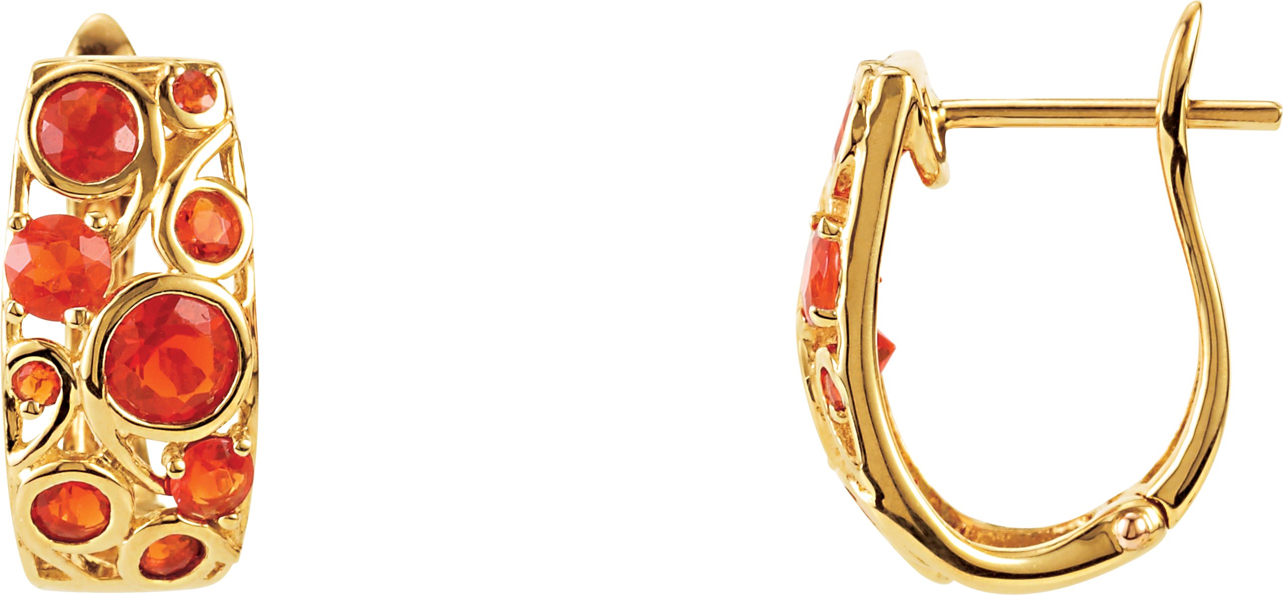 Hinged Hoop Earrings