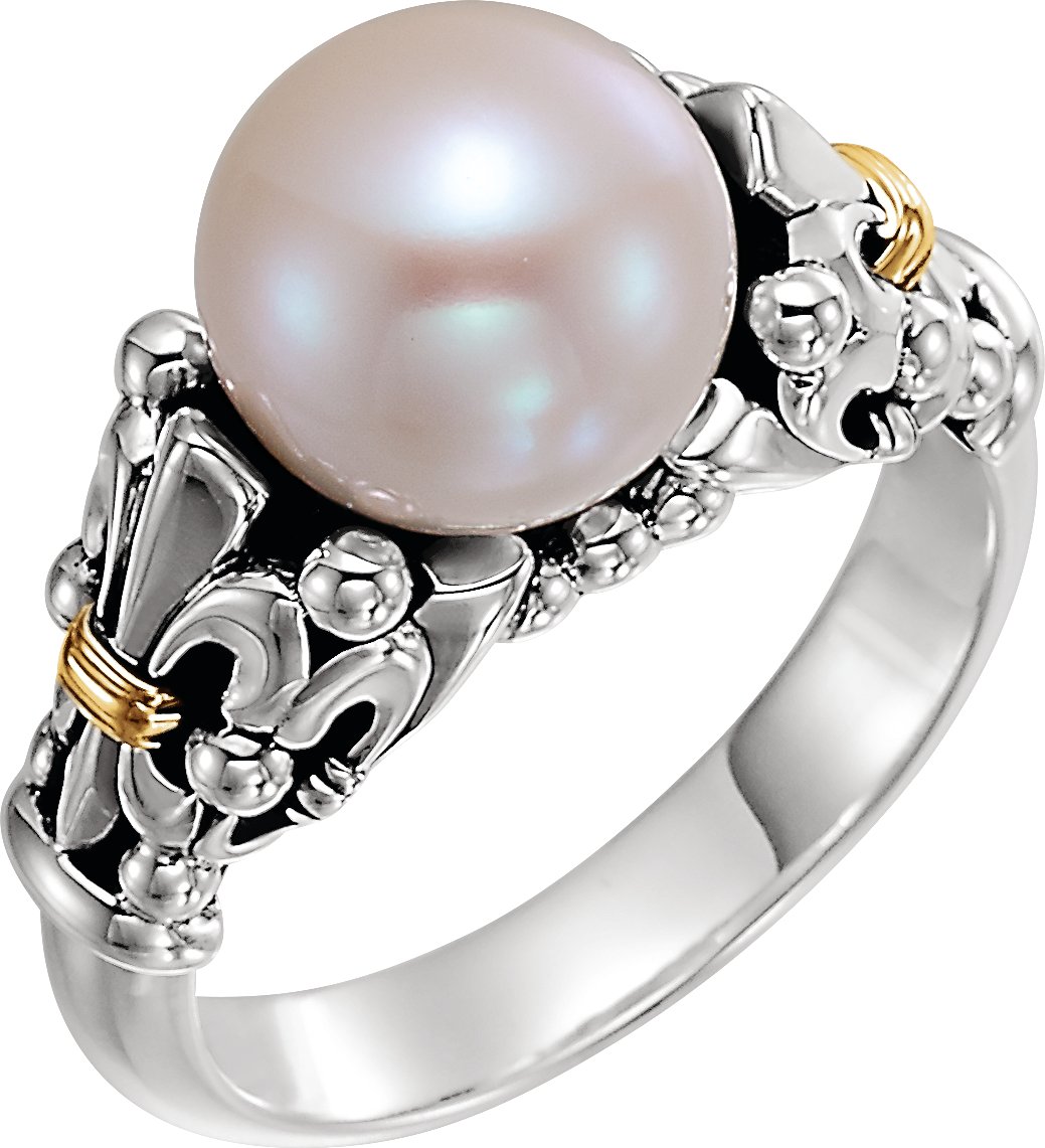 Pearl Fleur-de-lis Ring