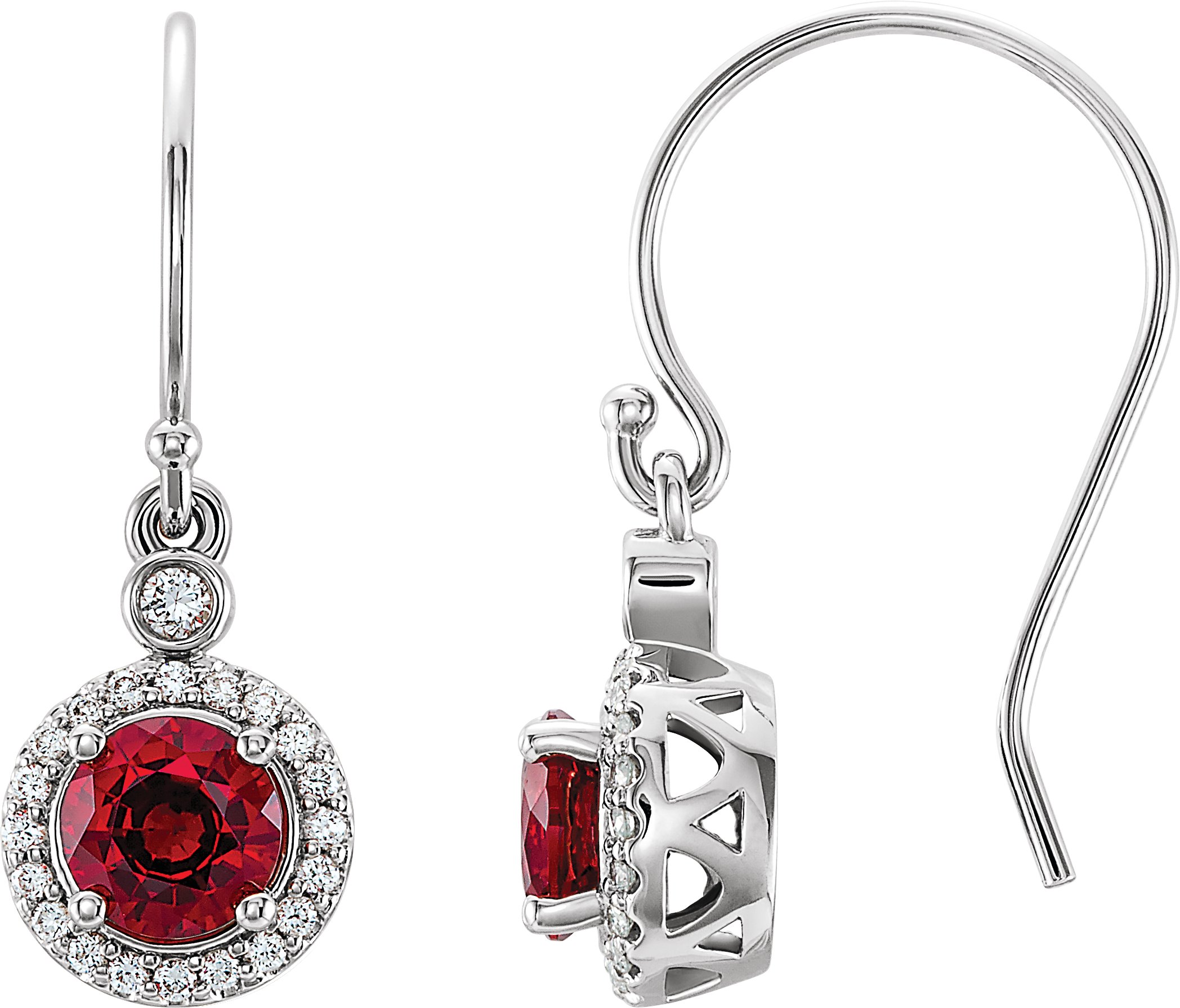 Halo-Style Earrings