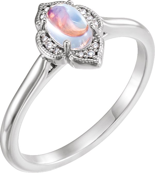 Clover Cabochon Ring
