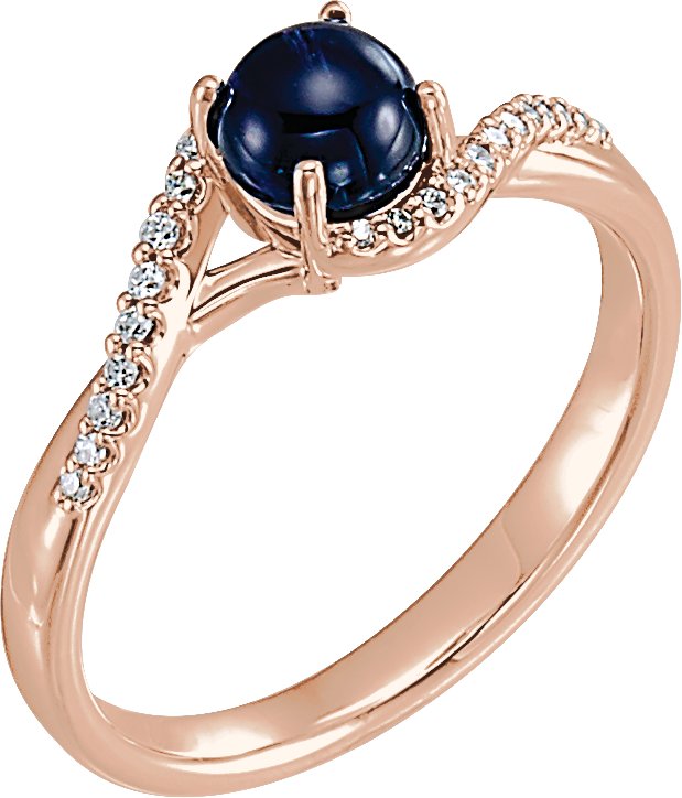 Accented Cabochon Ring