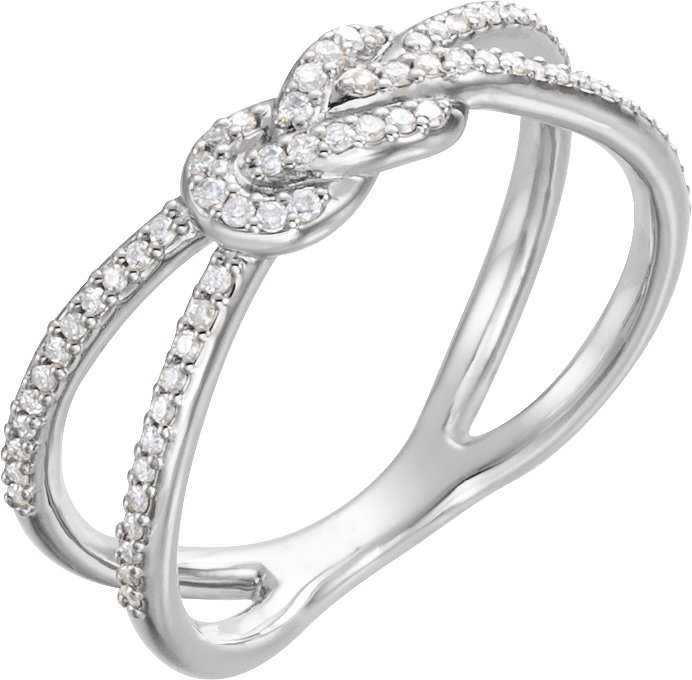 Accented Knot Ring