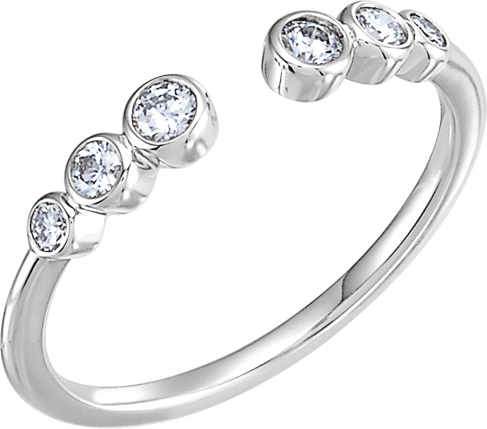 Accented Negative Space Ring