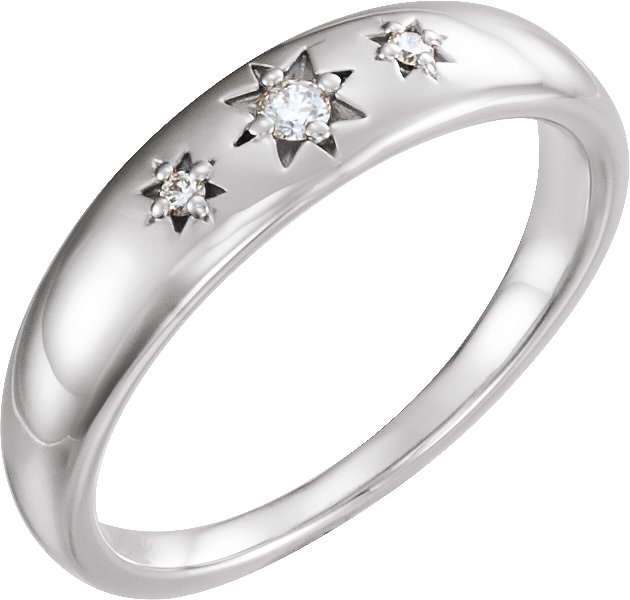 Accented Star Ring