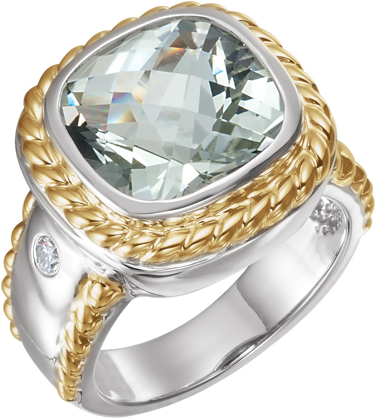 Accented Rope Ring