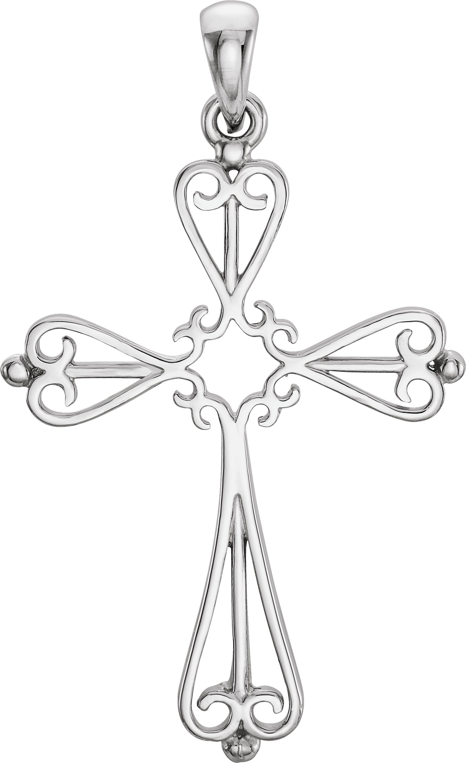 Sculptural Cross Pendant