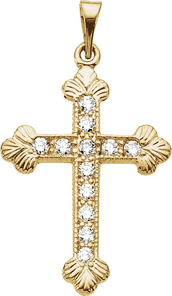 Accented Cross Pendant