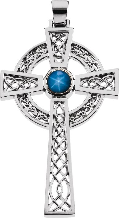 Celtic-Inspired Cross Pendant