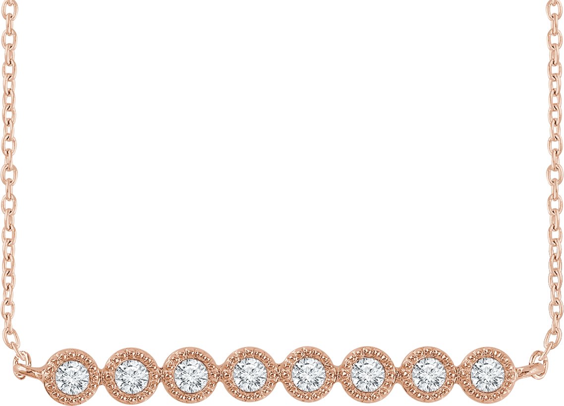 Beaded Bar Necklace