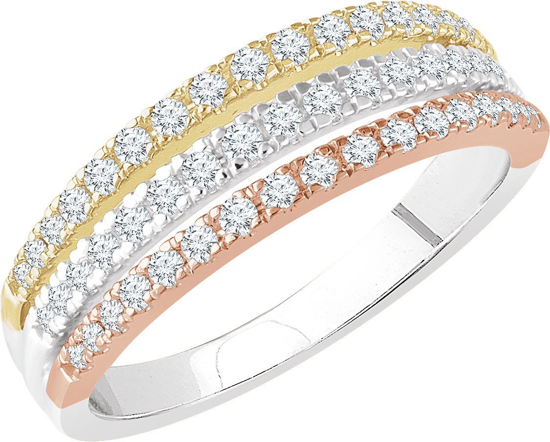 Accented Stacked Ring