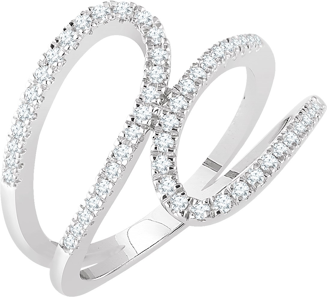Accented Freeform Ring
