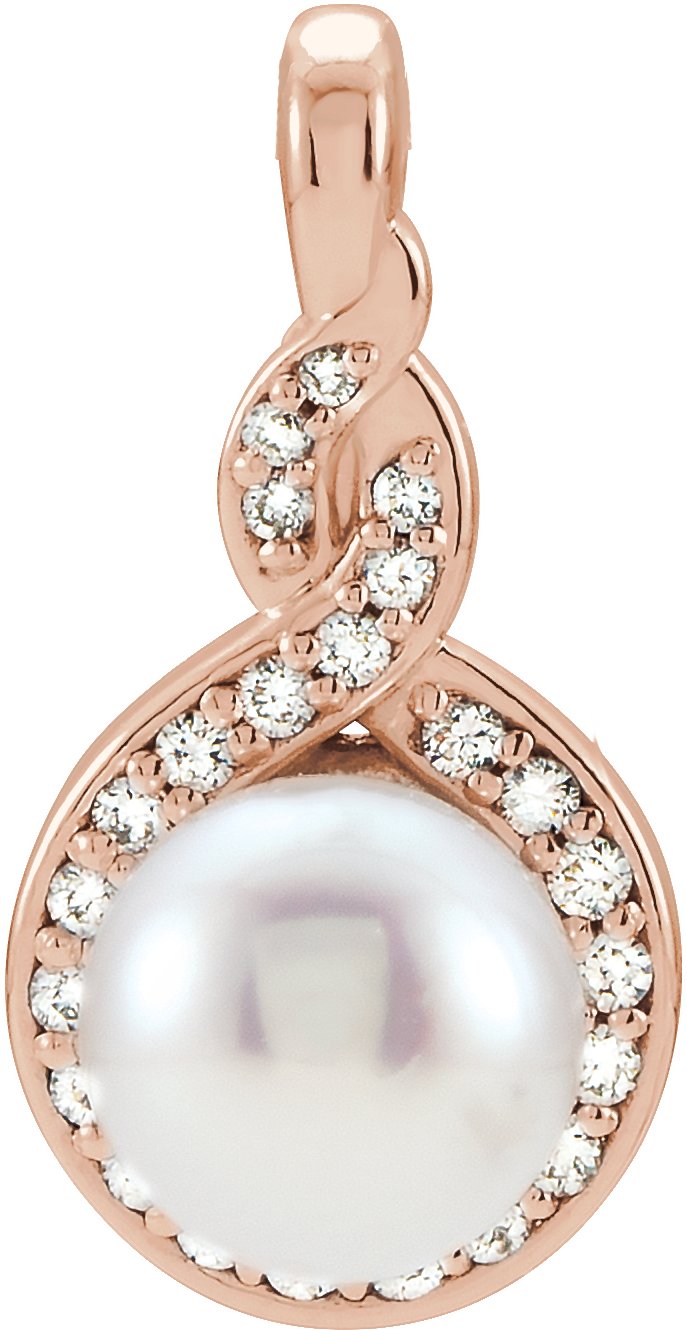 Accented Pearl Pendant