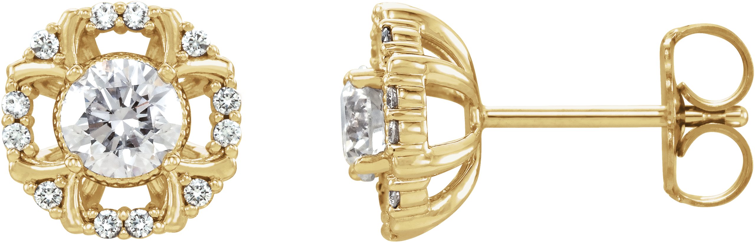 Halo-Style Earrings