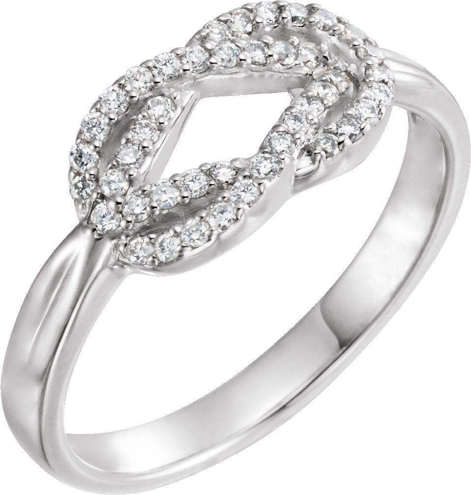 Accented Knot Ring