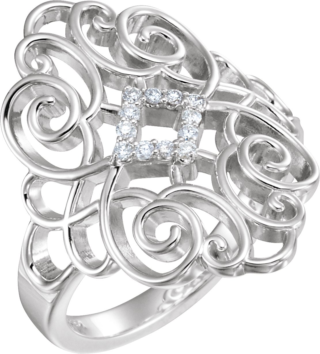 Filigree Scroll Ring