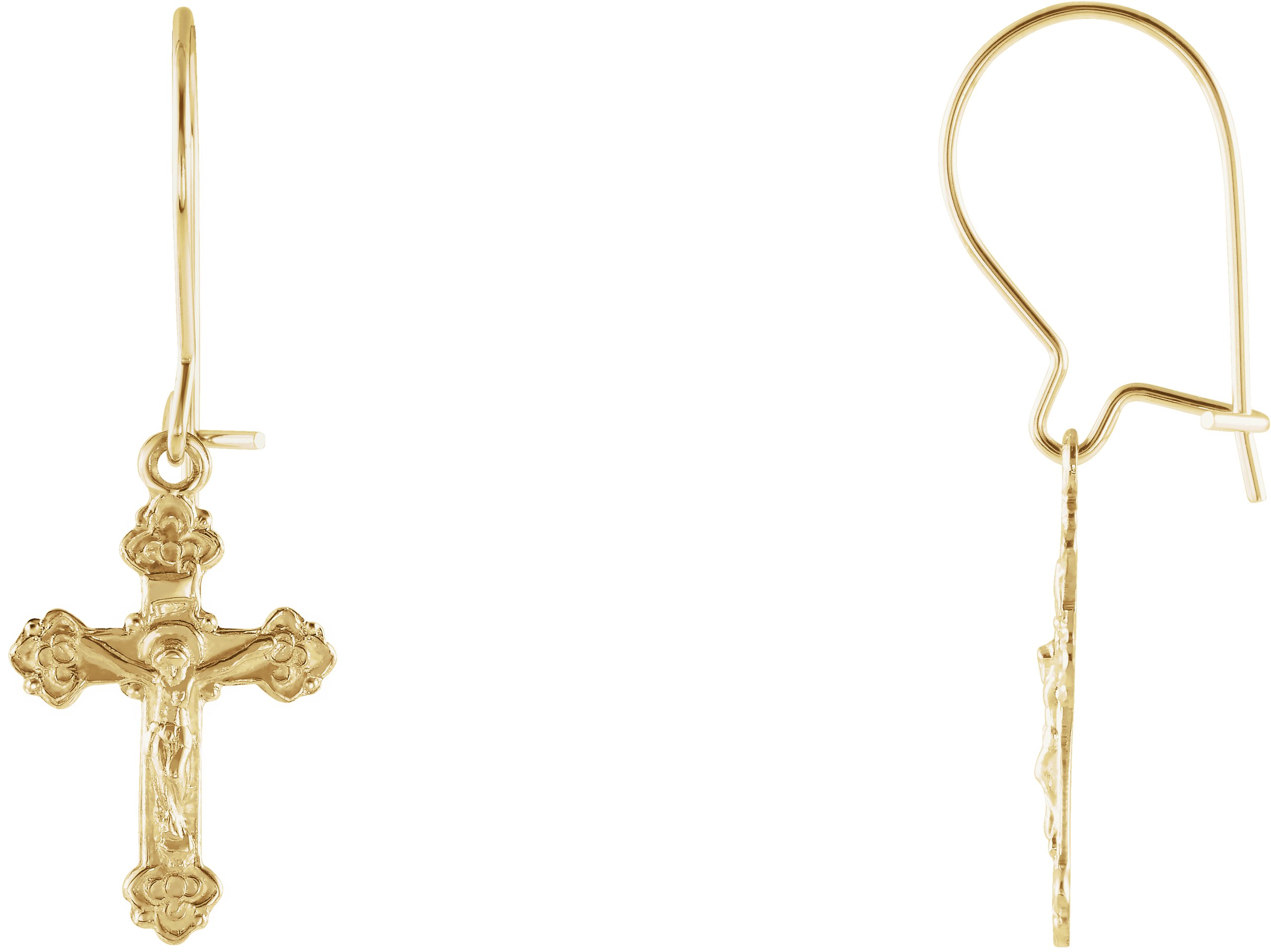 Crucifix Earrings