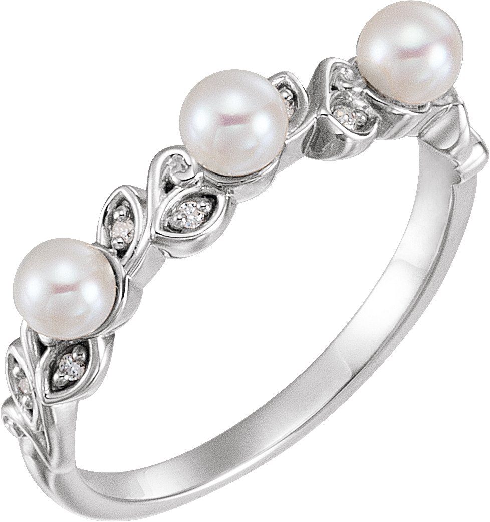 Stackable Pearl Ring