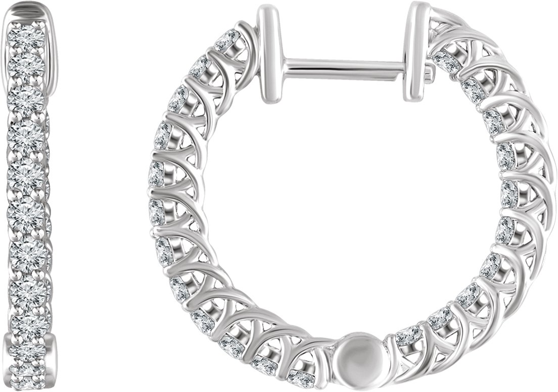 Inside-Outside Hoop Earrings