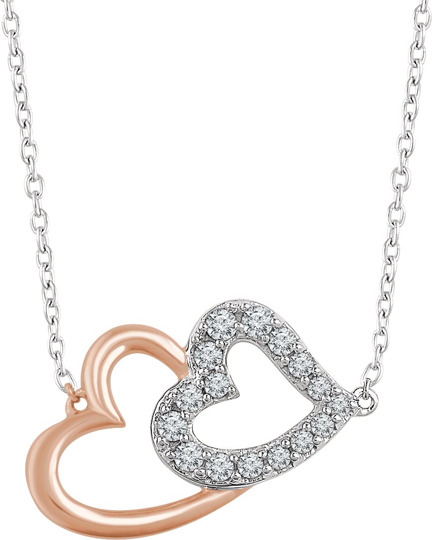 Double Heart Necklace