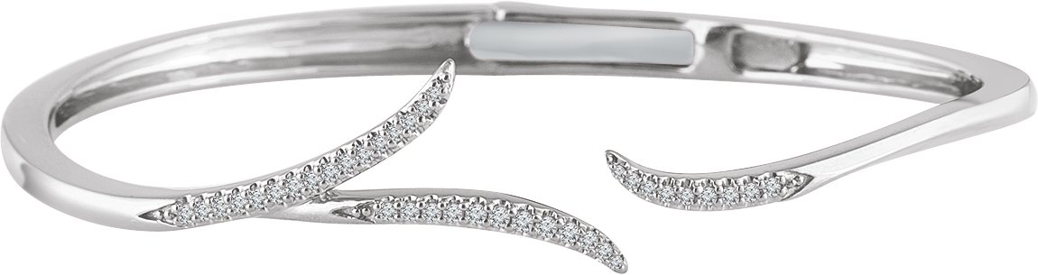 Freeform Hinged Cuff Bracelet