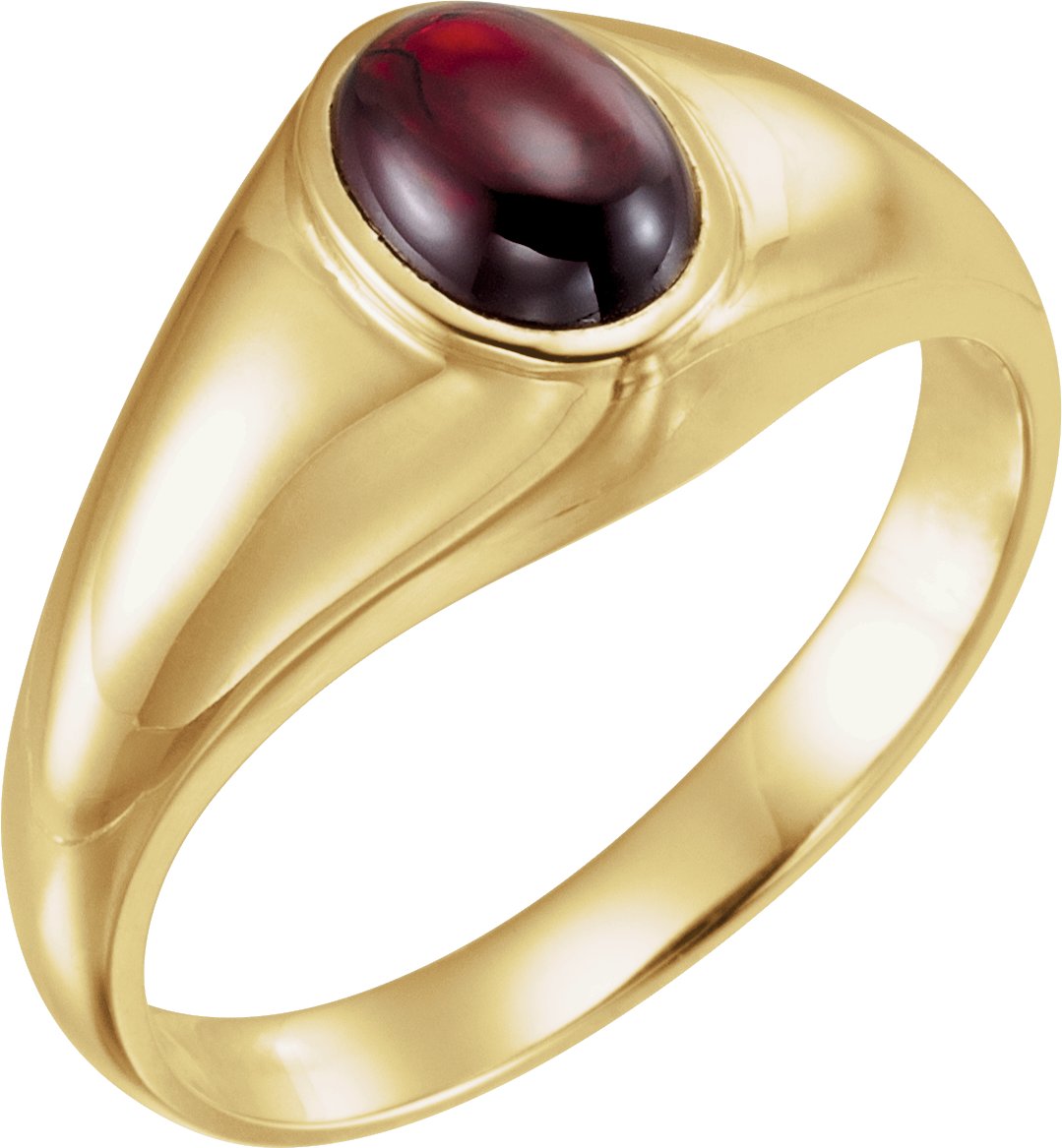 Bezel-Set Solitaire Ring