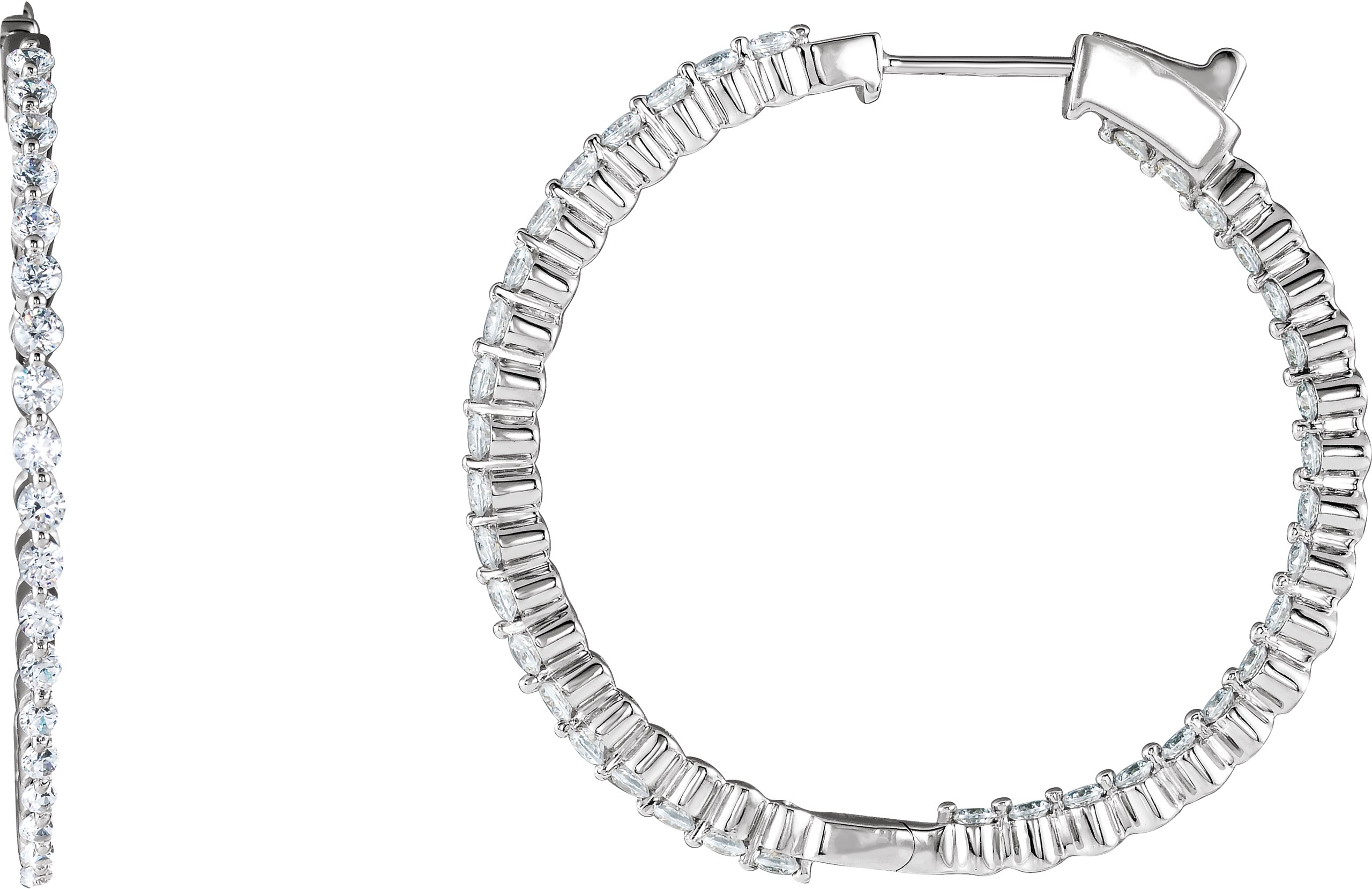 Inside-Outside Hoop Earrings