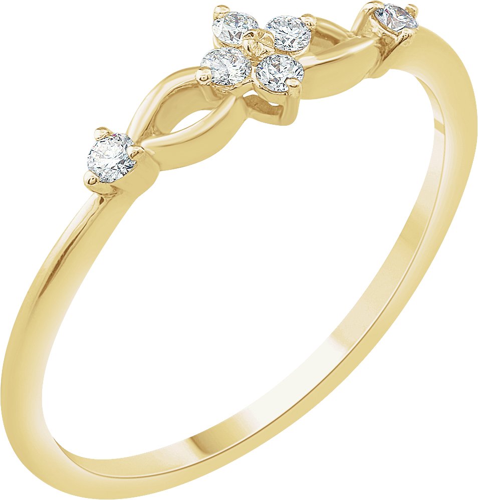 Floral Promise Ring