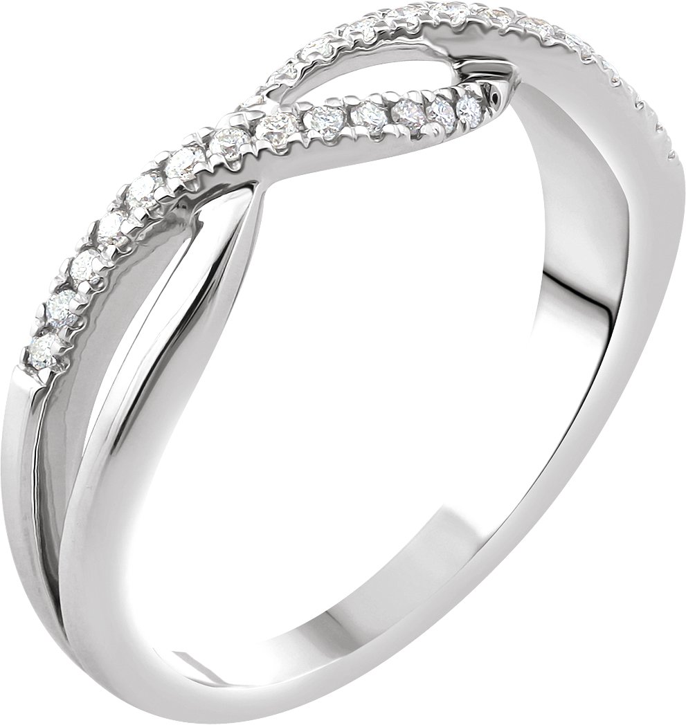 Accented Criss-Cross Ring
