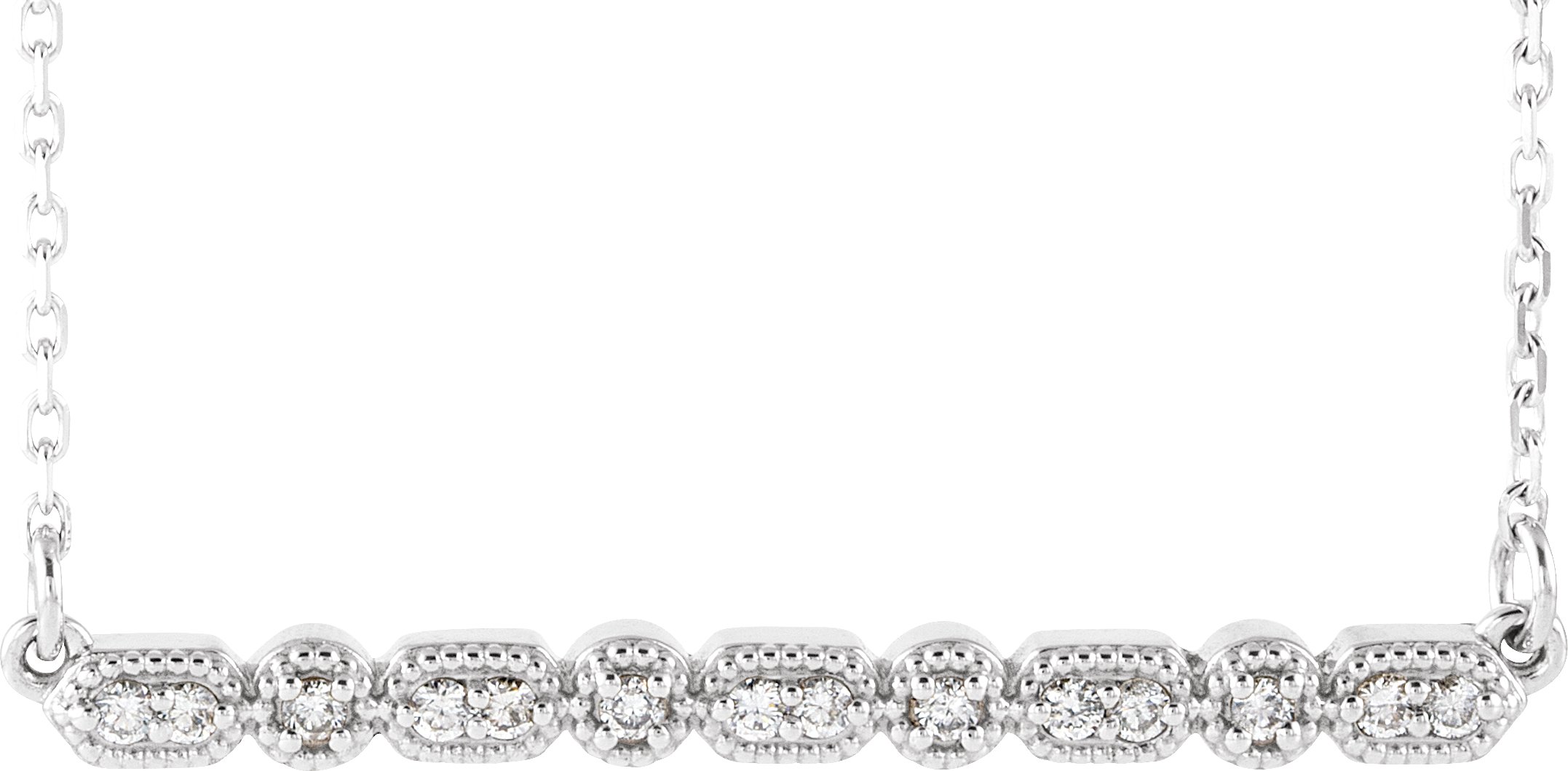 Accented Bar Necklace or Center