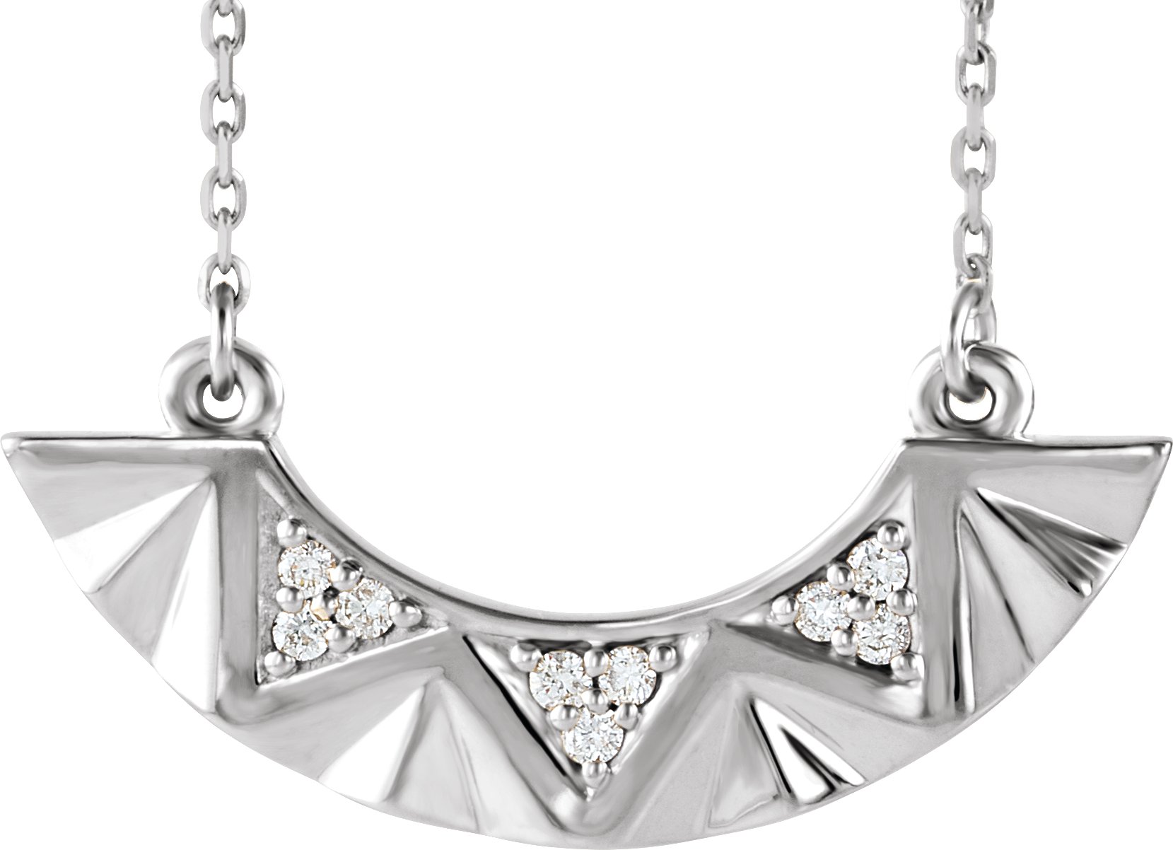 Curved Bar Necklace or Center