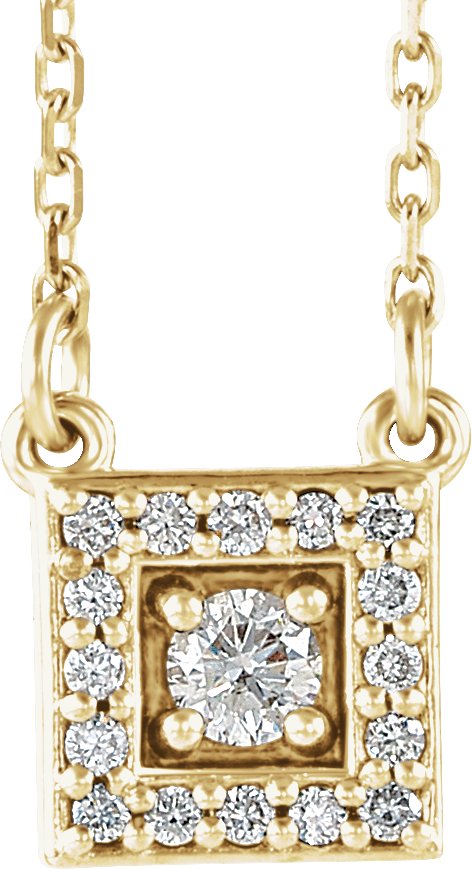 Halo-Style Necklace or Center