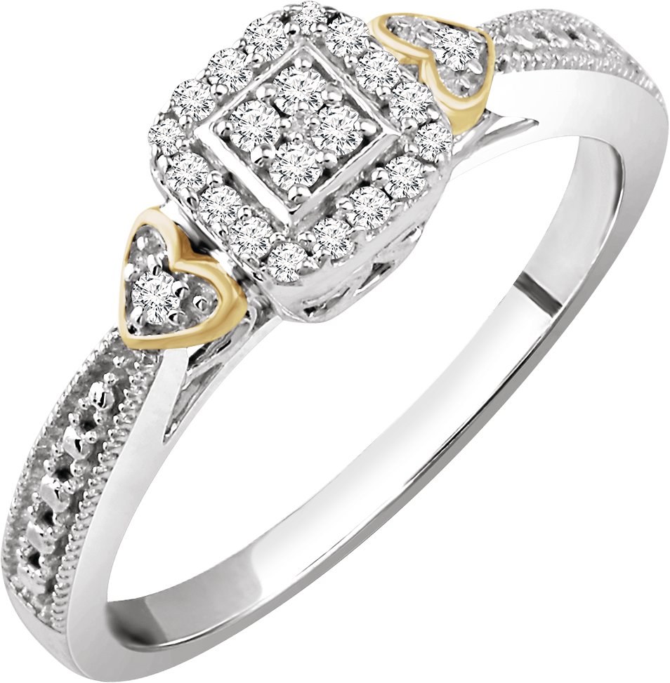 Halo-Style Cluster Promise Ring