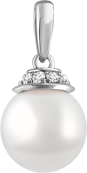 Accented Pearl Pendant