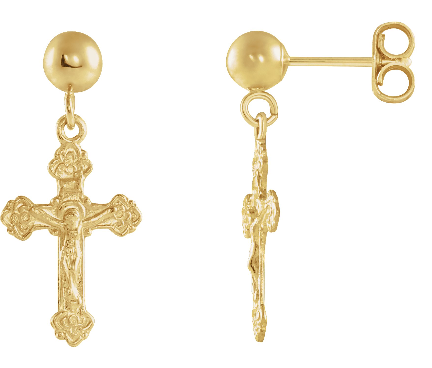 Crucifix Earrings