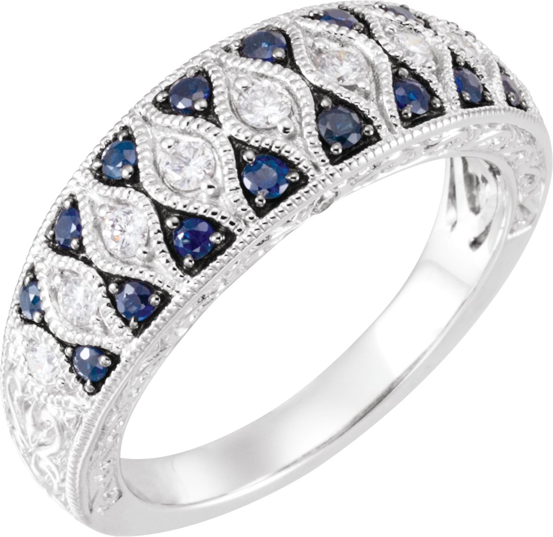 Granulated Accented Ring
